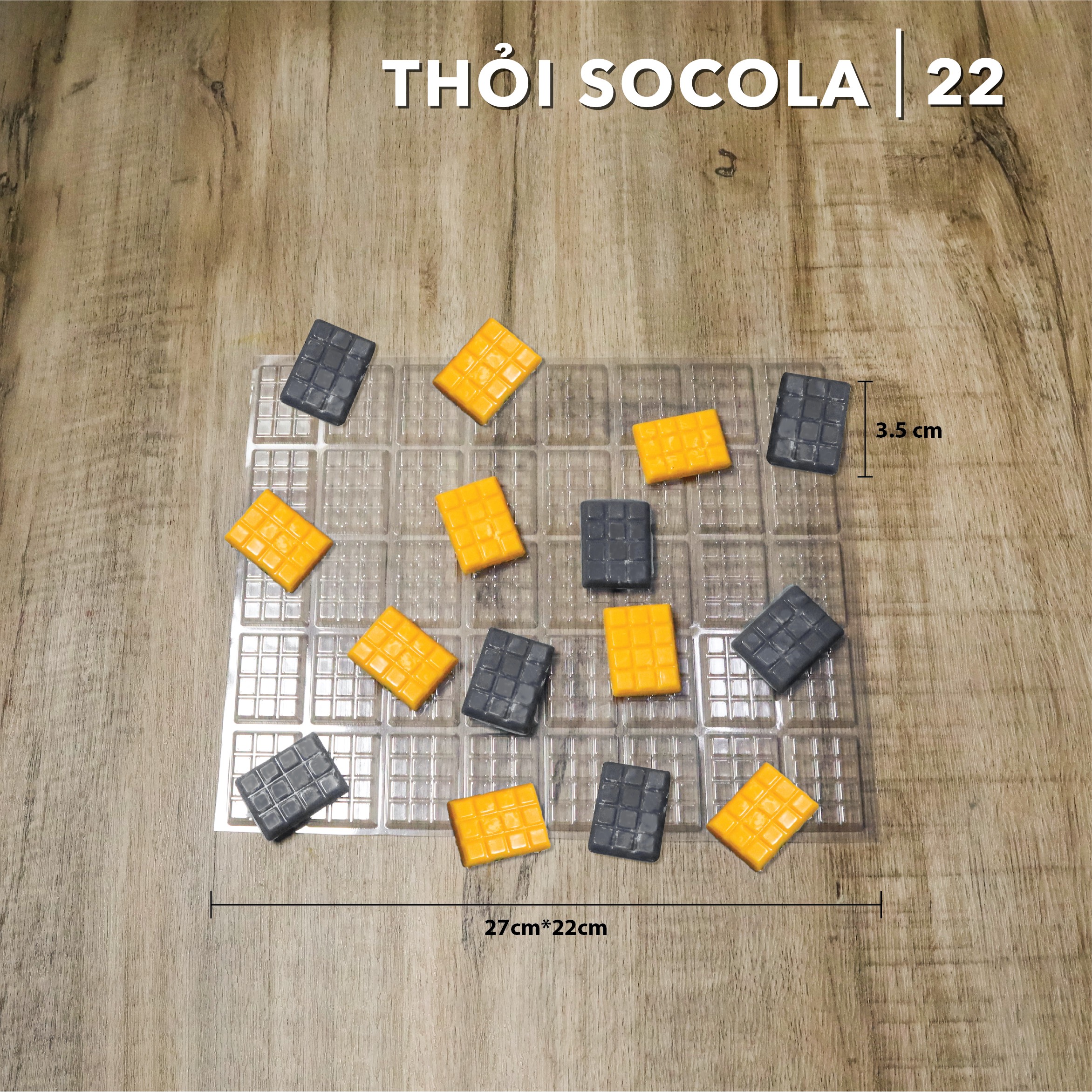 Khuôn Định Hình Thỏi Socola
